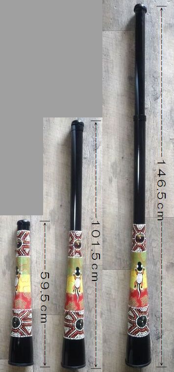 ボックス・ディジュリドゥ【木目×青系】 の通販[送料無料