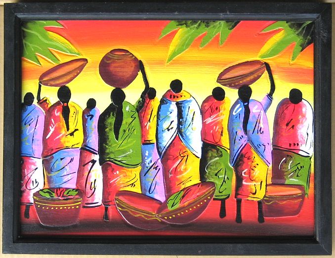 ベナン出身彫刻師手作りの木製御面アフリカ彫刻現代アーティスト