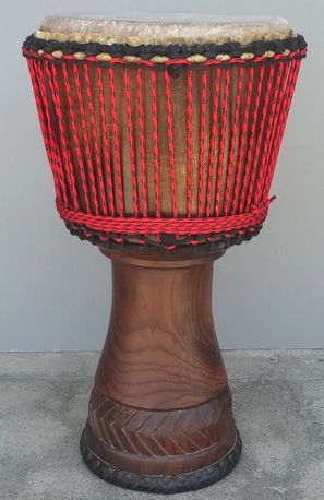 高級胴材ジャンベ（インドネシア製）,LLサイズH.65cm= | 地球雑貨