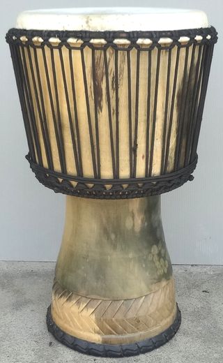 高級胴材ジャンベ（インドネシア製）,Lサイズ=H.60cm= | 地球