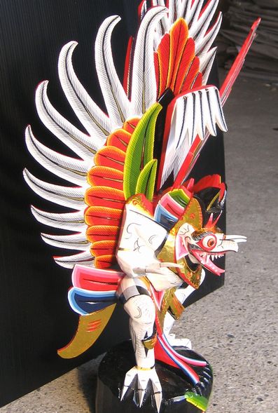 インディアン風木製彫刻 約120cm インディアン風木製彫刻 約120cm