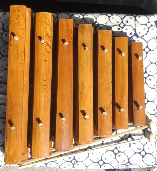 竹製ガムラン　木琴　民族楽器 竹製ガムラン 木琴 民族楽器 楽天市場】竹ガムラン7鍵（竹琴