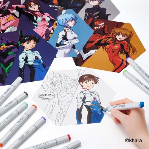 EVANGELION �� COPIC EVA Color Set Premium Edition