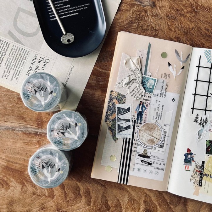 Freckles Tea・雀斑茶] Vol.2 玫瑰與漿果 マットPETテープ(剥離紙付き