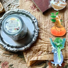 [補補猫・大衛煮愛] 生活和料理中猫米的小劇場 マットPETテープ(剥離紙付き)