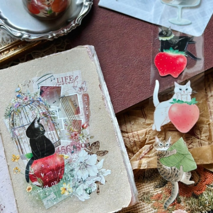 [補補猫・大衛煮愛] 料理菓實廚房 クリアPETテープ(剥離紙付き)