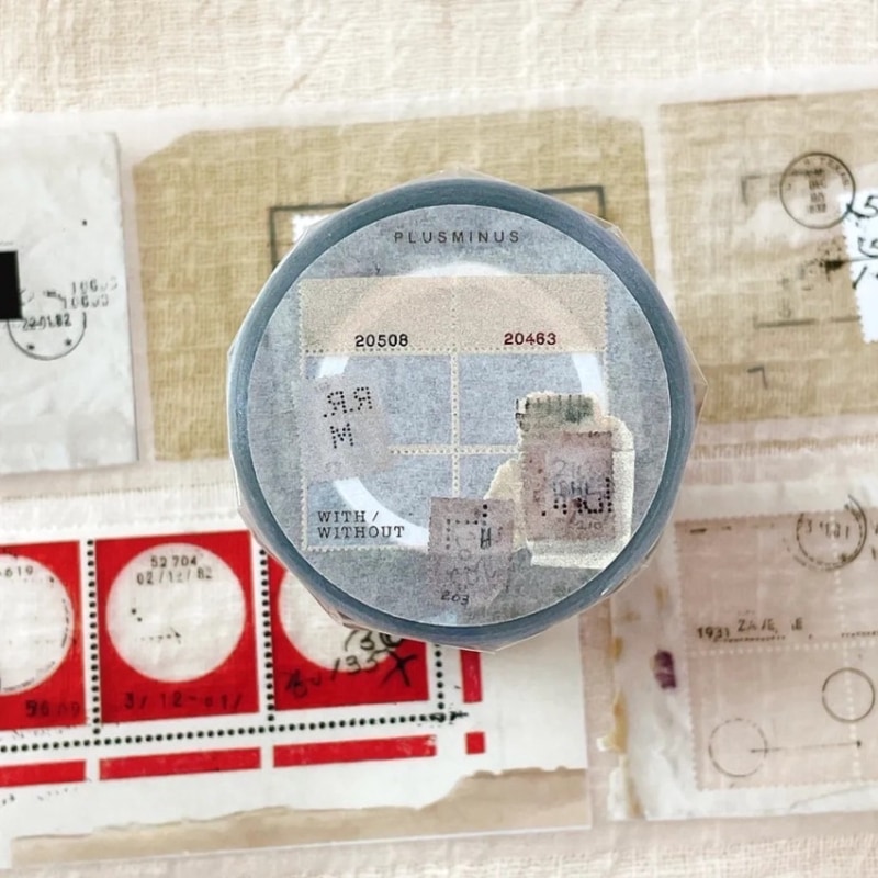 [Plusminus]  with / without マットPETテープ(剥離紙付き)