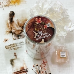 [Journal pages]Espresso Enthusiast ダイカットマットPETテープ(剥離紙付き)　