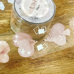 [仙女丸Fairy Maru]鳥語2 クリアPETテープ(剥離紙付き)