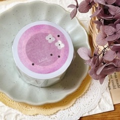 [Pion] Label ダイカット紙テープ (剥離紙付き)