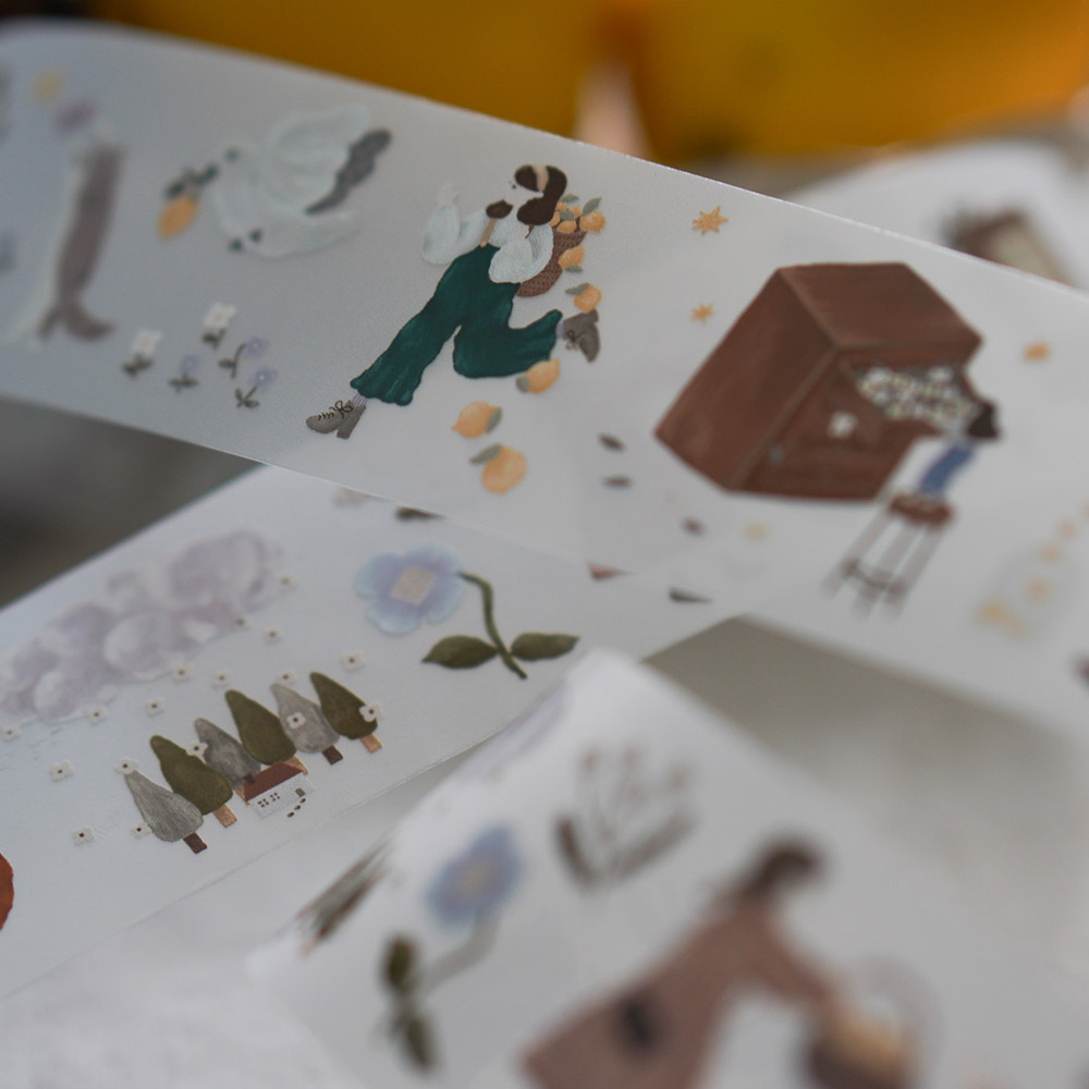 [森空Ivy Snow] 檸檬樹 Lemon Tree マットPETテープ(剥離紙付き)