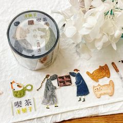 [Pion] Mini girl 菓 クリアPETテープ(剥離紙付き)