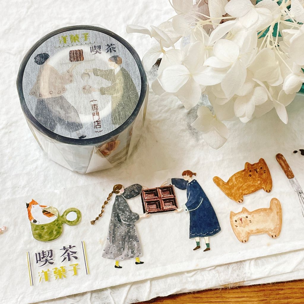 [Pion] Mini girl 菓 クリアPETテープ(剥離紙付き)