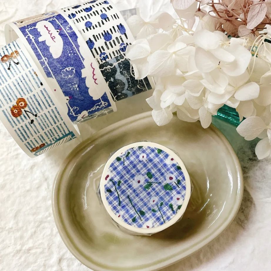 [Pion] 拾段 ダイカット和紙テープ(剥離紙付き)