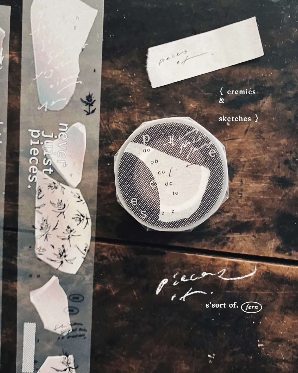 [羊君Somesortoffern] pieces of. マットPETテープ(剥離紙付き)　