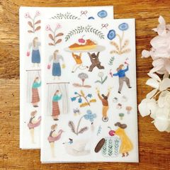 [森空Ivy Snow] a lovely day 転写シール(1種類各2枚) 