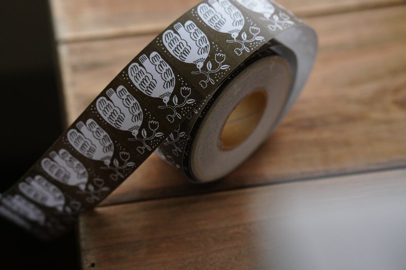 [森空Ivy Snow] 赭色umber 紙ラベルステッカーシール(約800枚)