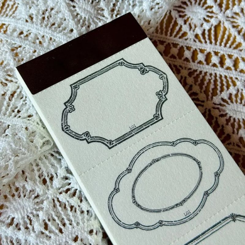 [樂意Loidesign] 三連拍-相框(Triple Time-Photo Frame) コラージュ ラベルブック(3種類各50枚)