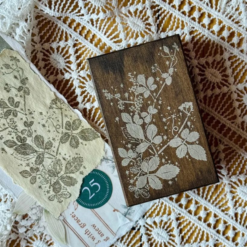 [樂意Loidesign] 日常光點-後院的葉子(Backyard Leaves) スタンプ