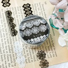 [Pion] 蕾絲(Lace) ダイカットクリアPETテープ(剥離紙付き)