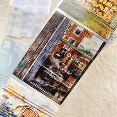 丁丁DingDing] A49 都市掠影 マットPETテープ(剥離紙付き) | すべての