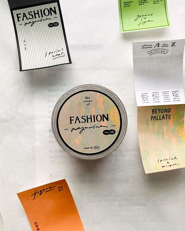 [羊君Somesortoffern] 雑誌封面 Magazine Cover ロール付箋(剥離紙なし)