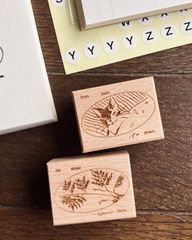 [羊君Somesortoffern] 猫 from purr to peace / 蕨 the shape of ferns スタンプ 