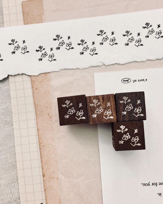 [羊君Somesortoffern] mini. 大波斯菊 Cosmos スタンプ