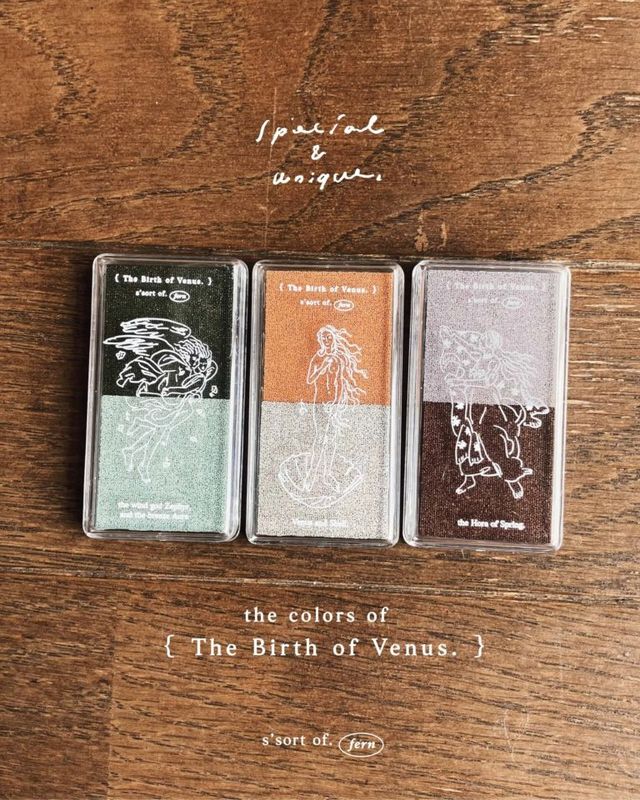 [羊君Somesortoffern] 維納斯的誕生 The Birth Of Venus スタンプ台セット(6色入)