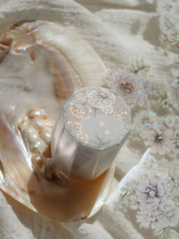 [樂意Loidesign x GAI] 暖曦(Warm Dawn) 貝殻光ダイカットクリアPETテープ(剥離紙付き)