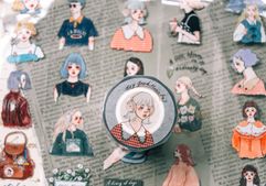 [甜蜜生活 la dolce vita] 甜蜜慢旅 A slow journey クリアPETテープ(剥離紙付き)