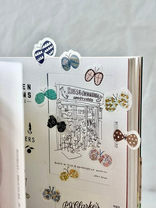 [Pion] 花胡蝶 Butterfly ダイカット和紙テープ(剥離紙付き)