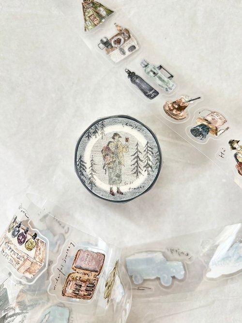 〜専用〜台湾マステ♡PET素材 ボタニカル系50シート切り売り・B 専用〜台湾マステ♡PET素材 ボタニカル系50シート切り売り・B