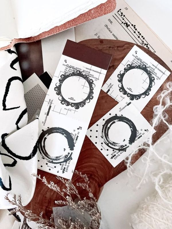 台湾作家・PET テープ【 rai 様 ご希望商品】　〜9/7迄 樂意Loidesign]咲繍 Flower Crochet 刺繍花柄 クリアPETテープ