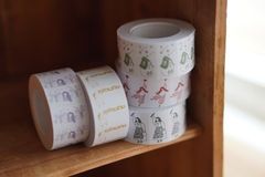 [森空Ivy Snow] 花朵/星星/筆/氣球女孩/綠色房子 ラベラーシール(約500枚入) 全5種類