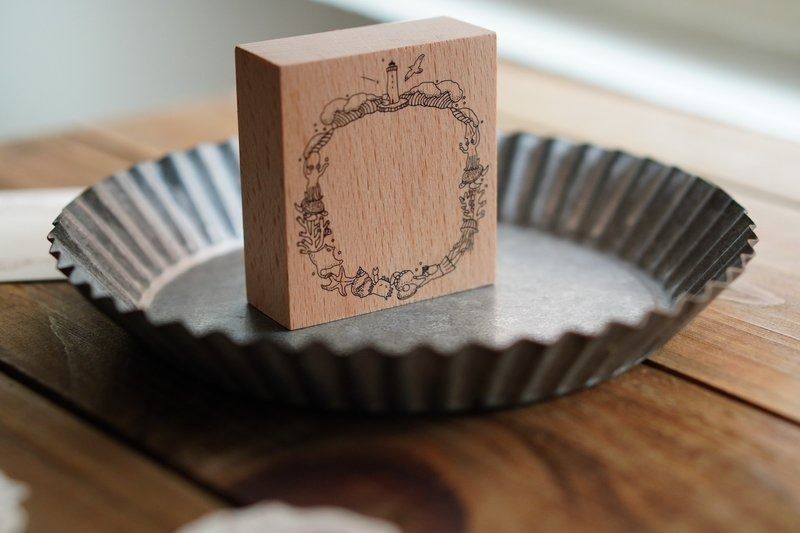 [森空Ivy Snow] 海 Ocean スタンプ(1個入)