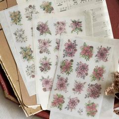 [樂意Loidesign] 聖誕 Christmas 転写シール(3種類各1枚入)