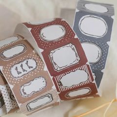 [樂意Loidesign] 法式蝴蝶結 French bow ダイカット紙テープ(剥離紙付き)