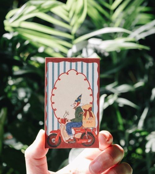 [甜蜜生活 la dolce vita] 聖誕禮物專車 クリスマスミニカードセット(1種類10枚入)