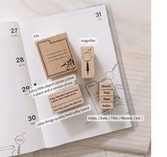 [紙上旅行Traveling on paper] Filed & Found series スタンプ(全5種類)　