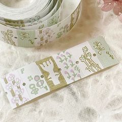 [何包蛋misshoegg] 田野小花 ラベラーシール(約500枚入)