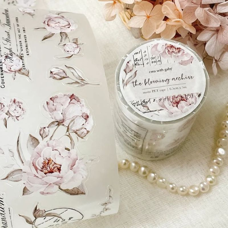 樂意Loidesign] 麻葉繡線菊 #BridalWreath ダイカットマットPETテープ