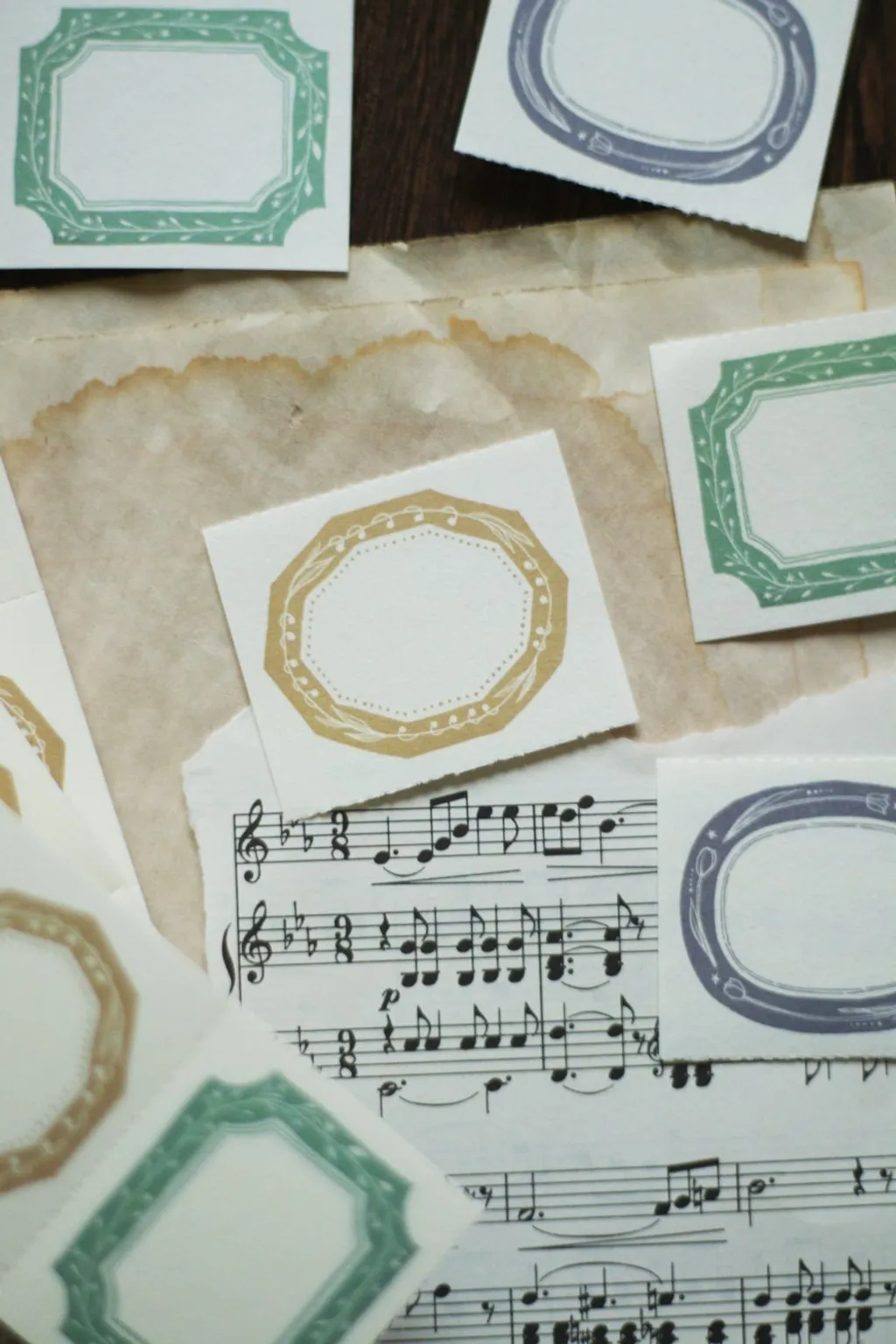 [樂意Loidesign] 採集春色 Collecting Spring Colors コラージュ ラベルブック(各50枚入)