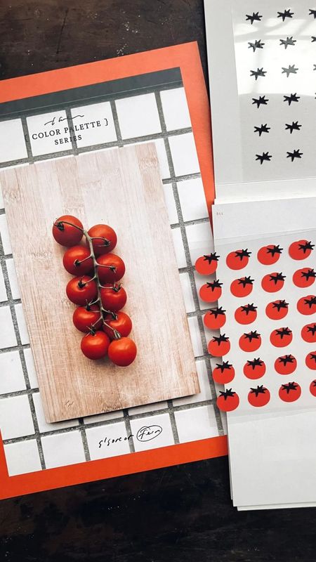 [羊君somesortof.fern] Tomato, Tomahto クリアシール(2種類各2枚入)