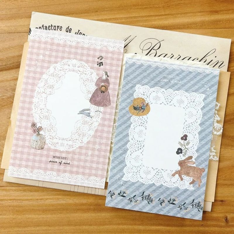 ★予約商品★[Pion] Memo / mini 6 コラージュ メモ(2柄計40枚入)