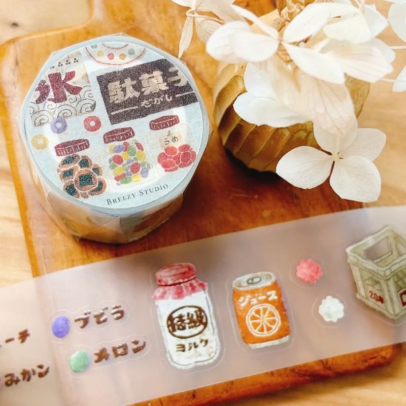 Pion]デッサンガールズ 和紙テープ(剥離紙付き) 台湾マスキングテープ