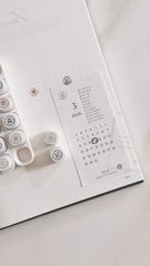 [紙上旅行Traveling on paper] 旅 / 光 / 櫻 / 森 / 夢 / 記 スタンプセット(6個入)