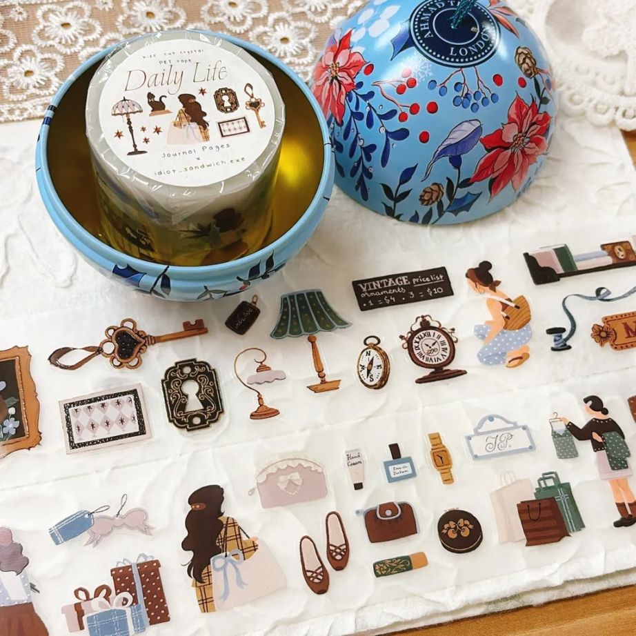 [Journal pages] Daily life ダイカットマットPETテープ(剥離紙付き)