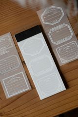 [樂意Loidesign] 文具處方箋 Stationery Prescription Slip トレーシングペーパーラベルブック(2柄各18枚入)