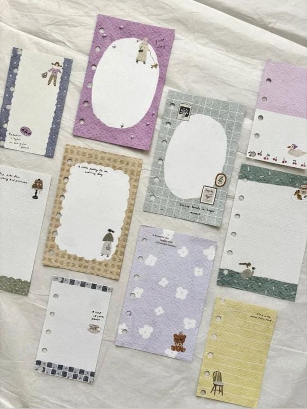 [Pion] Fruit/Cozy mood M6/M5 コラージュ リフィルメモ(計40枚入) 全4種類